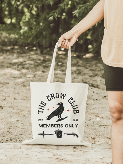 shadow and bone crow club grishaverse tote bag